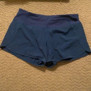 Run times Lulu shorts navy-ish blue